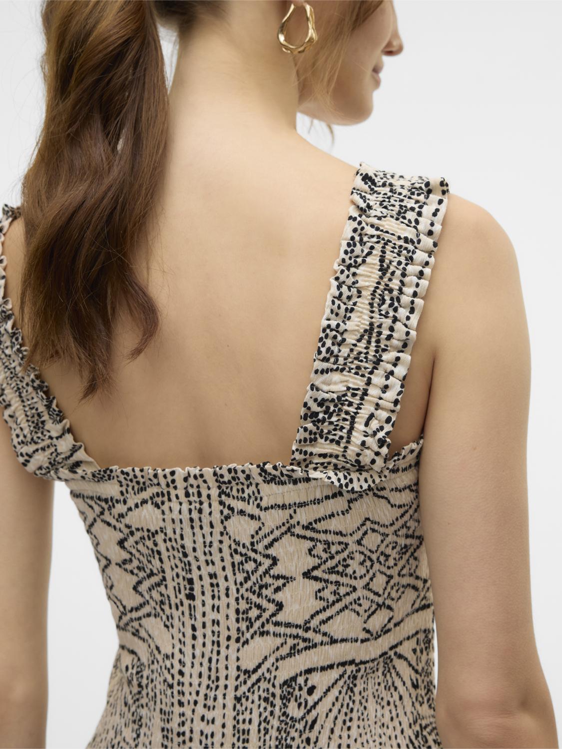 VMMENNY Long Dress - Oatmeal - VERO MODA & VILA Bergvik